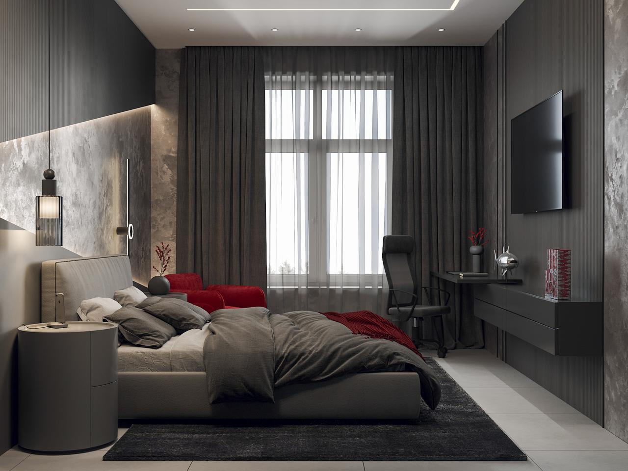 Cерый с винным в однушке