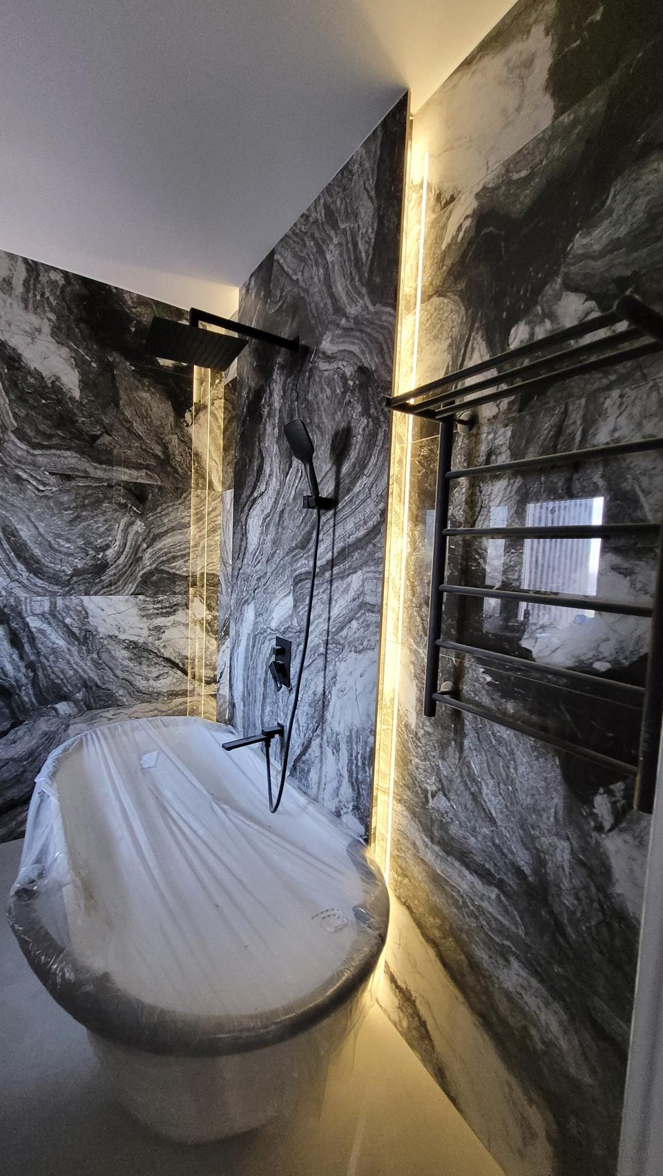 Квартира холостяка в темных тонах