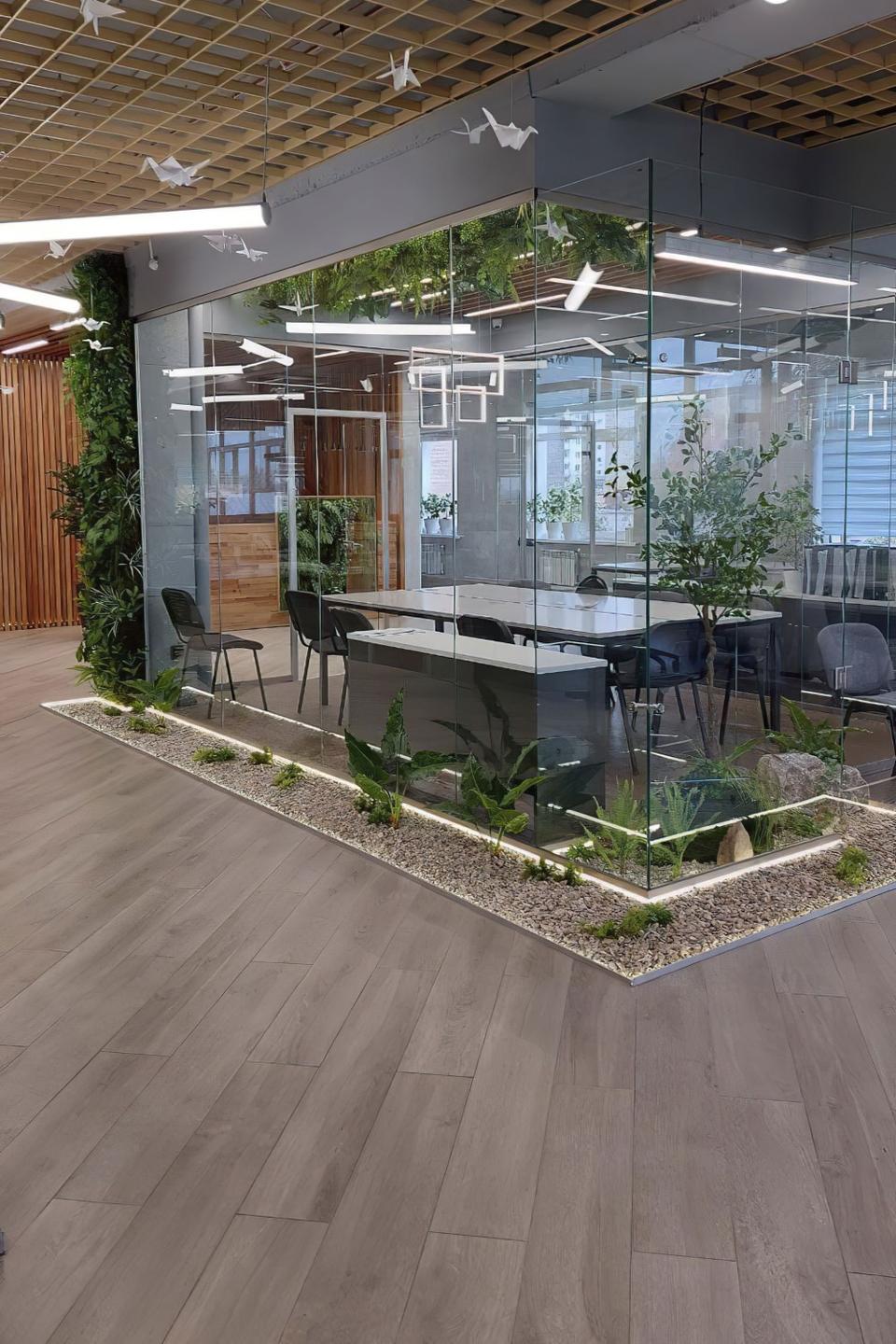 Офис в эко стиле