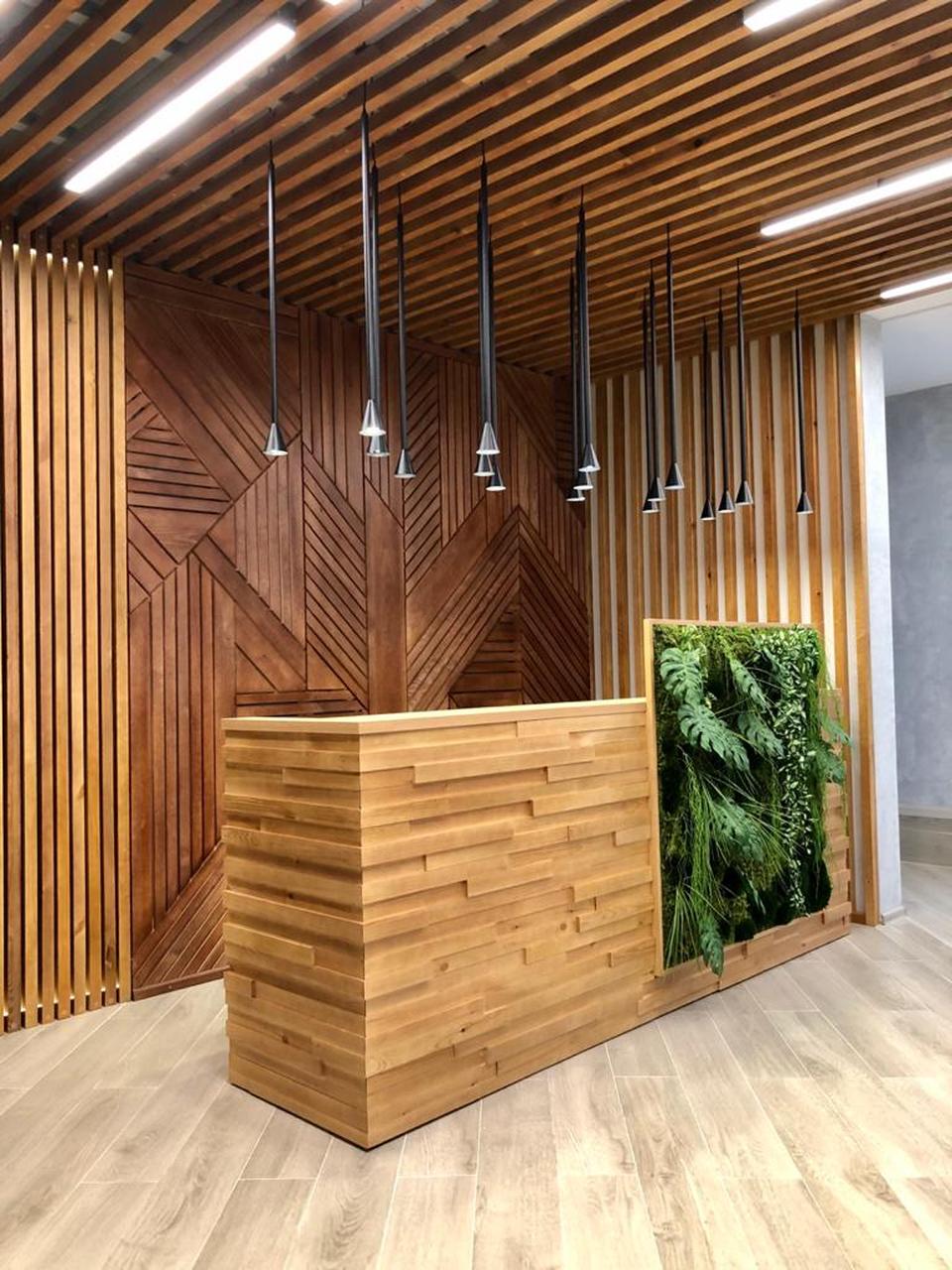 Офис в эко стиле