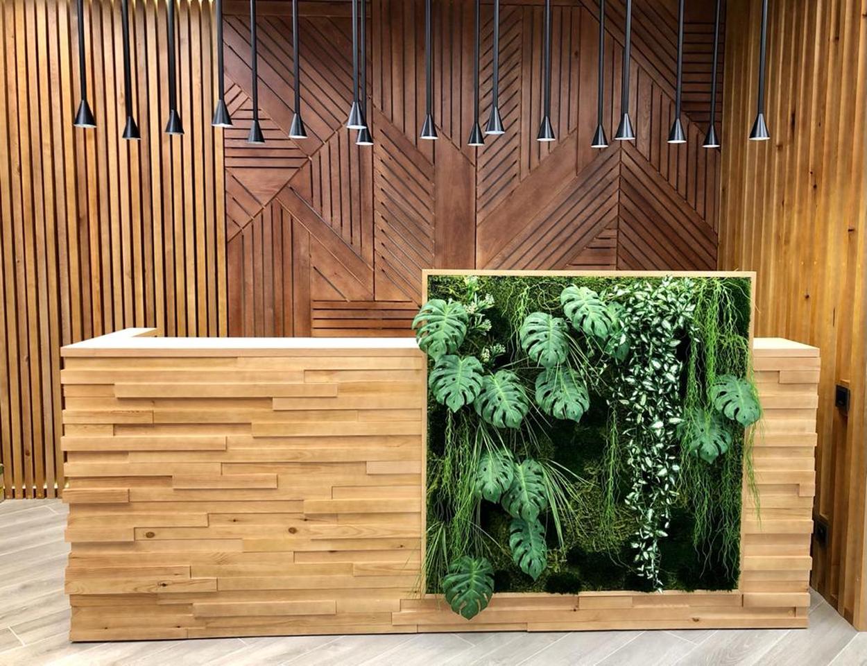 Офис в эко стиле